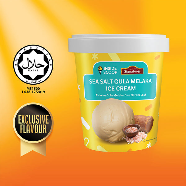 Grab Signatures Inside Scoop Sea Salt Gula Melaka 473ml (highest price)
