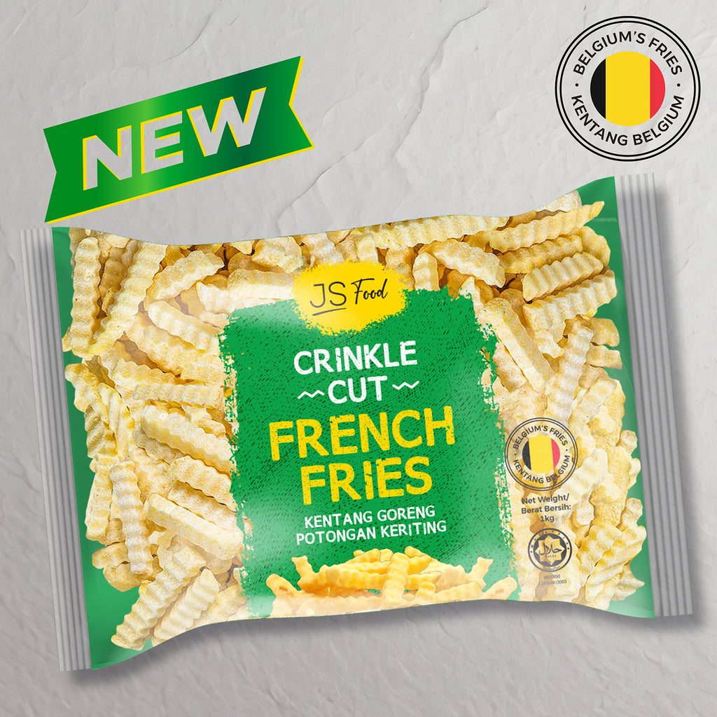 JS Food Crinkle Cut French Fries 1kg