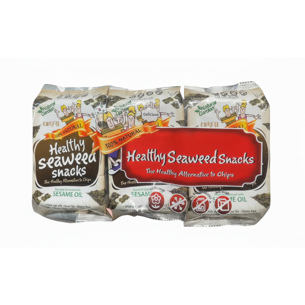 Natural Garden Seaweed Original 3pcs/pack