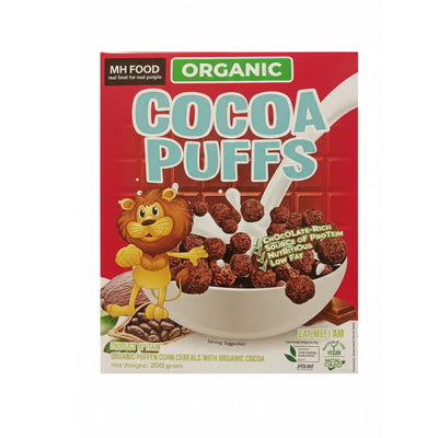 MH Food Organic Cocoa Puffs Cereal 200g