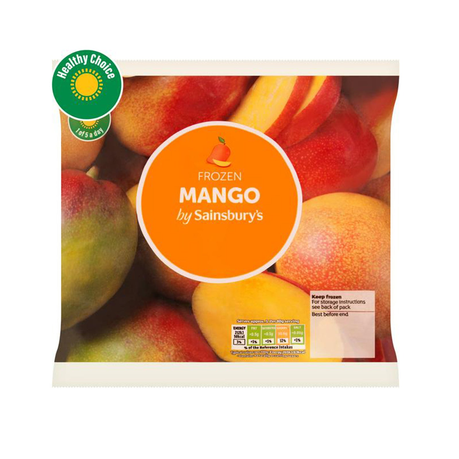 Sainsburys Frozen Mango 500g