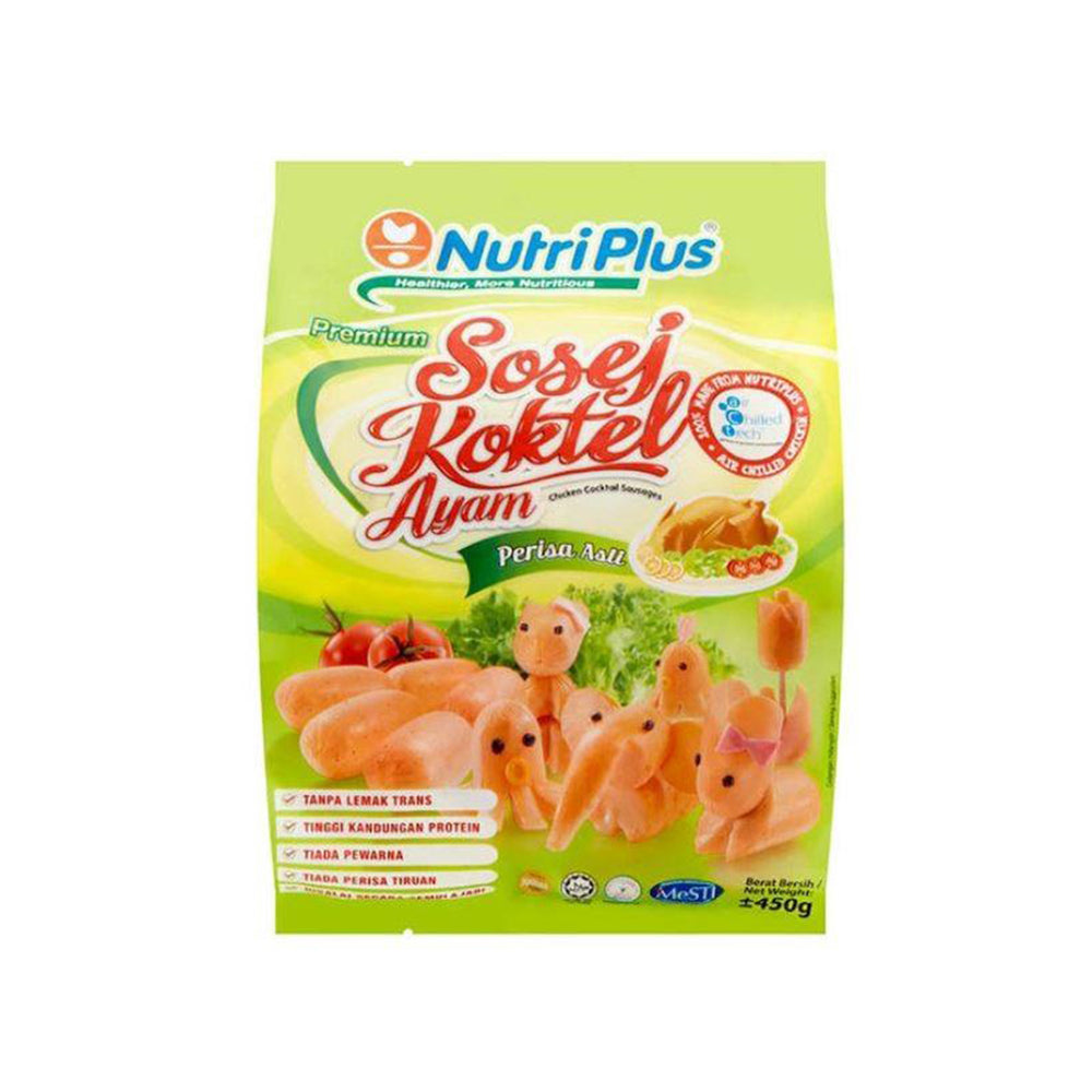 Nutriplus Original Cocktail Sausage 450g