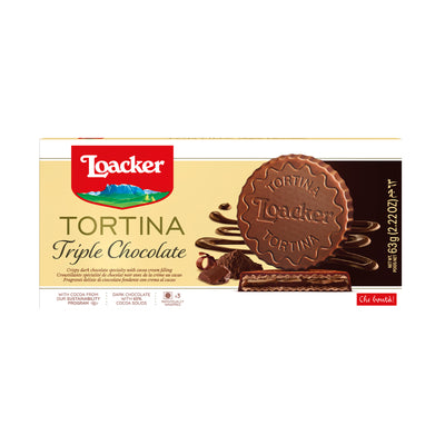 Loacker Tortina Triple Choco 21g