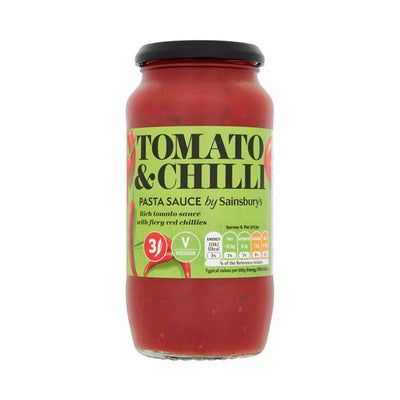 Sainsburys Tomato and Chili Pasta Sauce 500g