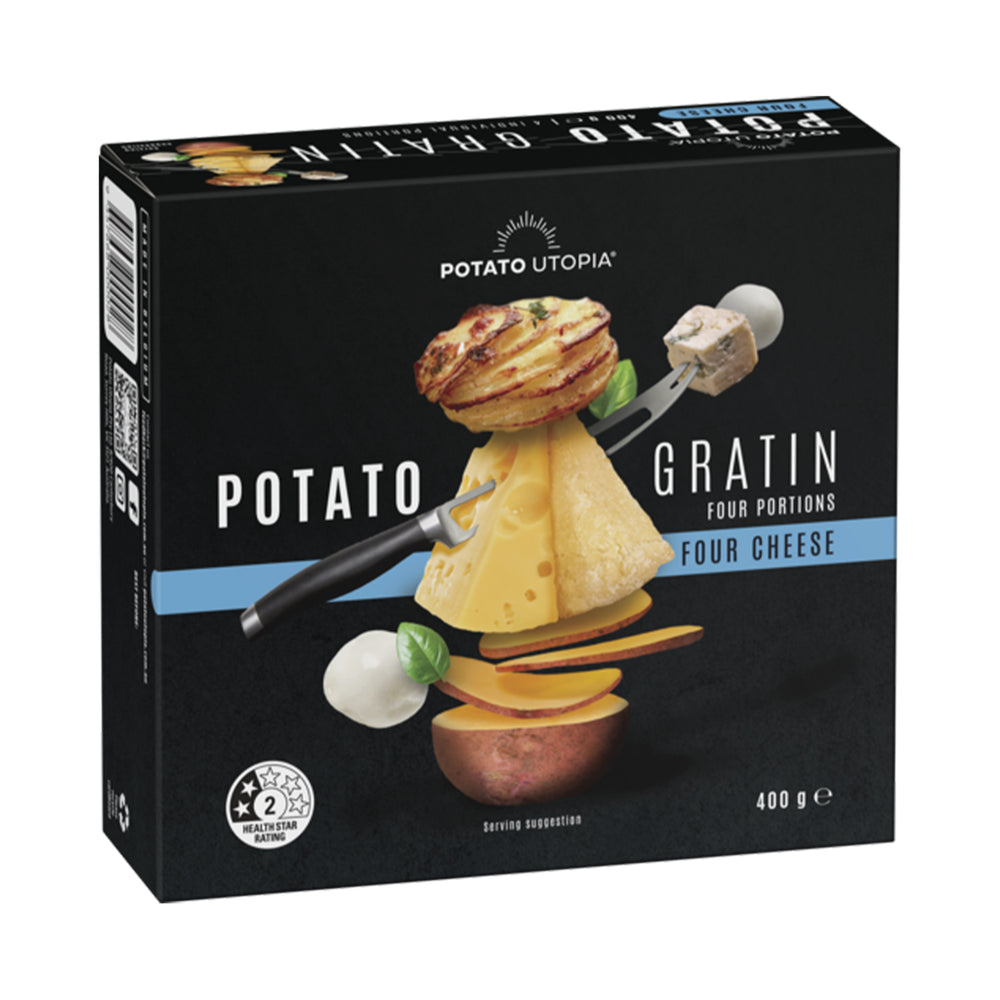 Potato Utopia 4-Cheese Potato Gratin 400g