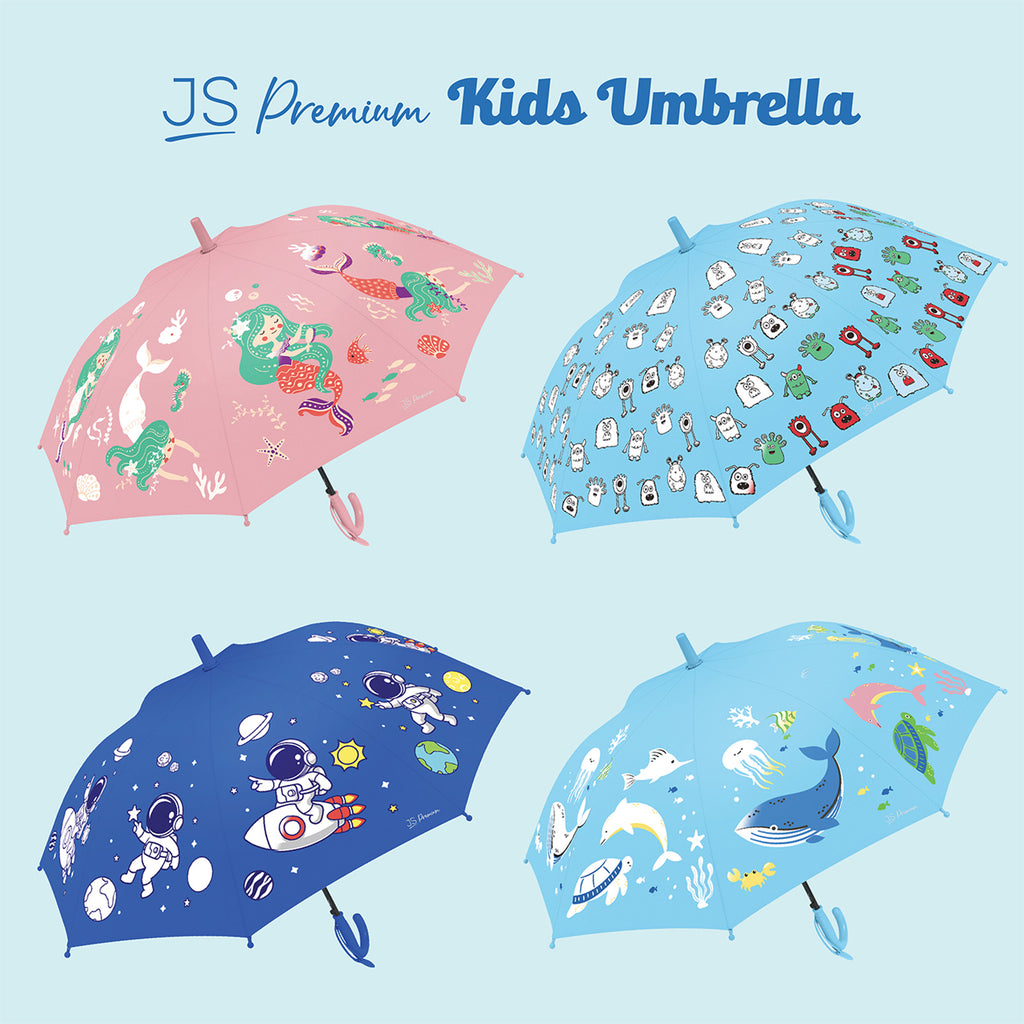 JS Premium Kids Umbrella Orange Kitten 1unit