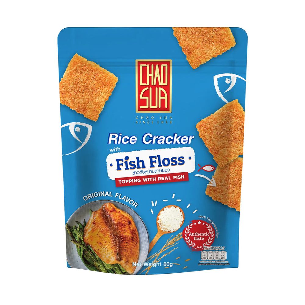 Chad Sua Rice Cracker Fish Floss 80g