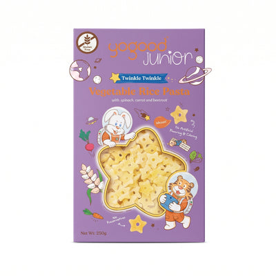 Yogood Junior Twinkle Twinkle Vegetable Rice Pasta 250g