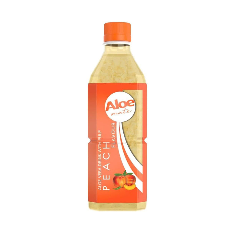 Aloe Mate Aloe Vera Drink Peach 500ml