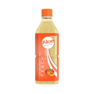 Aloe Mate Aloe Vera Drink Peach 500ml