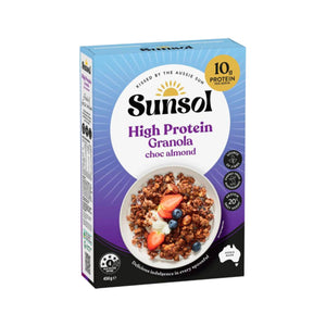 Sunsol High Protein Granola Chocolate Almond 450g