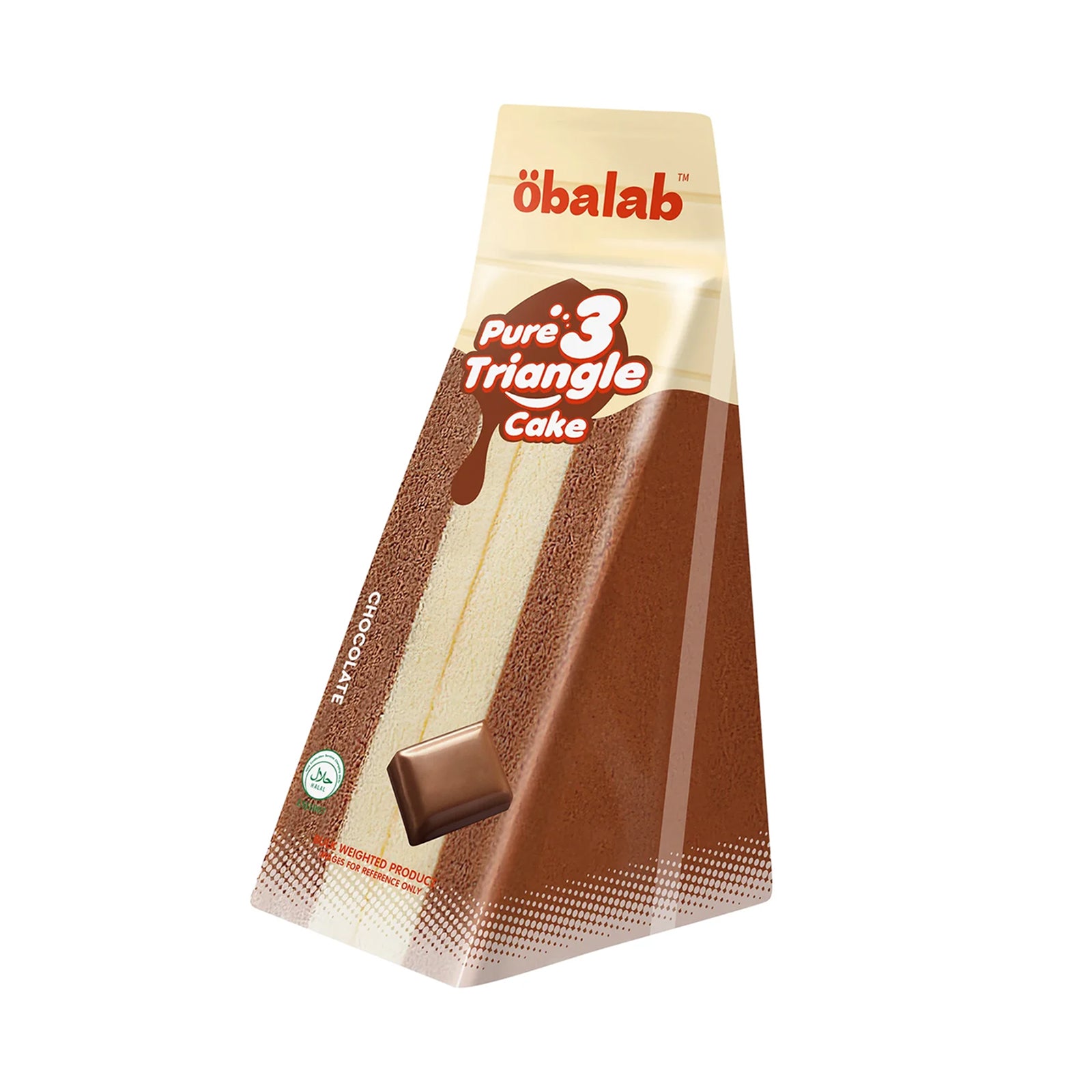Obalab Triangle Cake Chocolate 100g