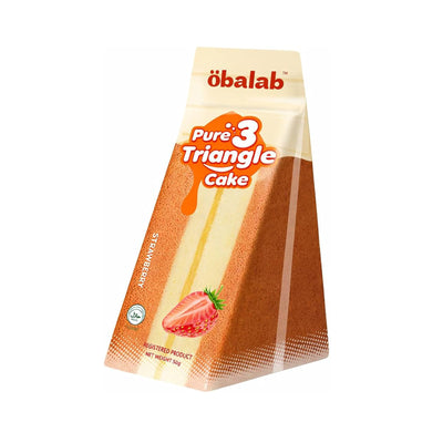 Obalab Triangle Cake Strawberry 100g