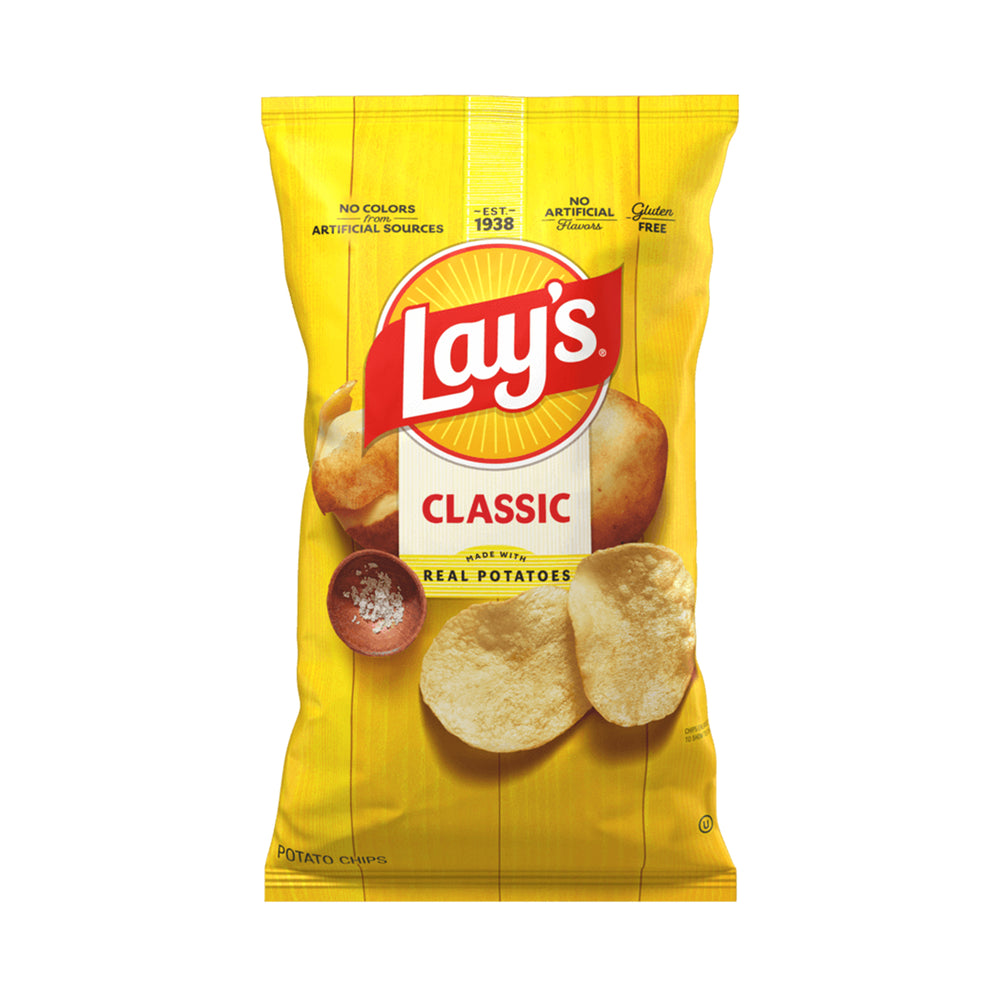 Lays Plain Potato Chips 60g