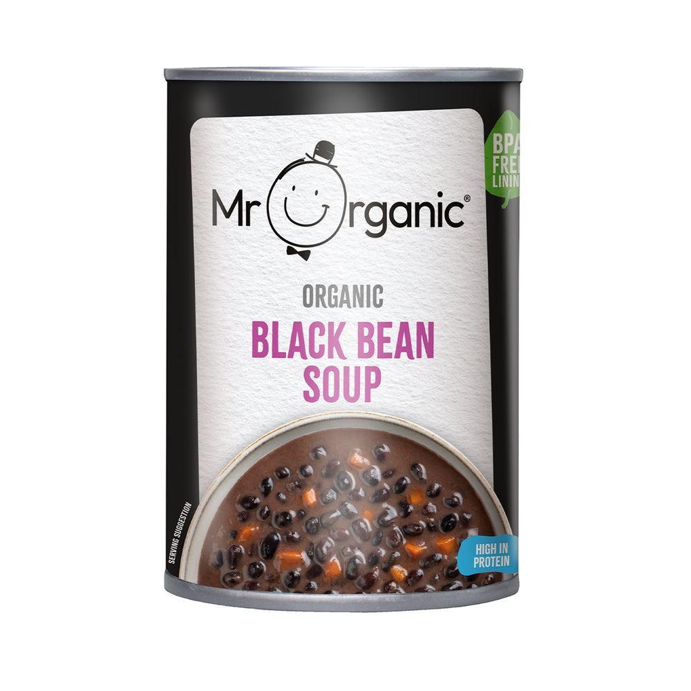 Mr Organic Black Beans Soup 400g