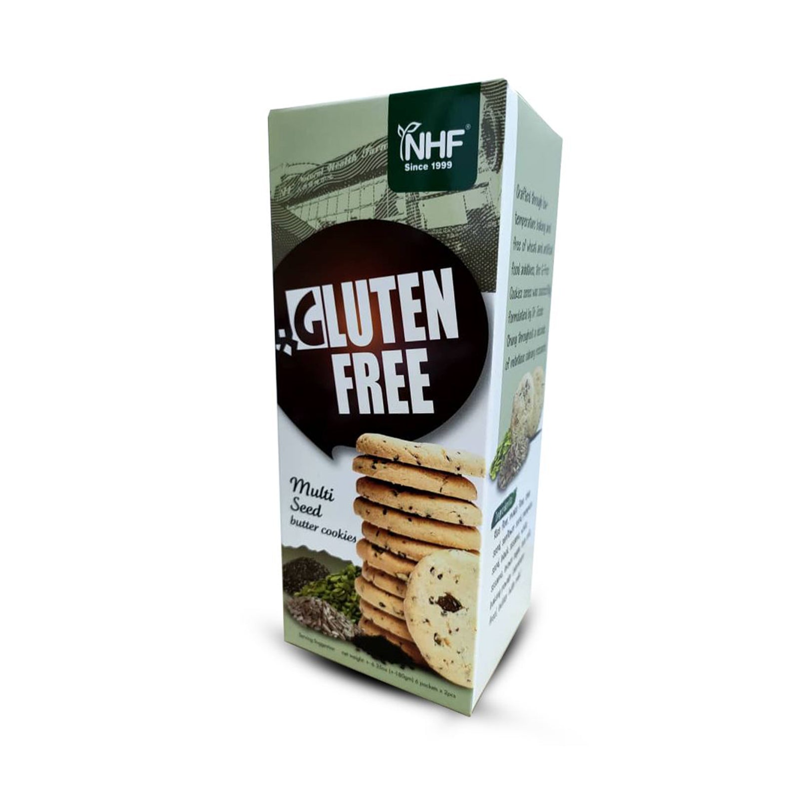 Nhf Gluten Free Multi Seed Butter Cookies 180g