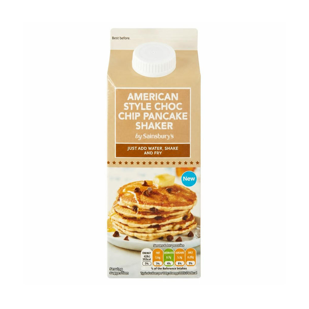 Sainsburys Chocolate Chip Pancake Shaker 155g