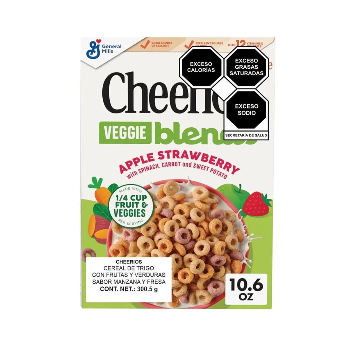 General Mills, Cheerios Blends Apple & Strawberry 300.5g
