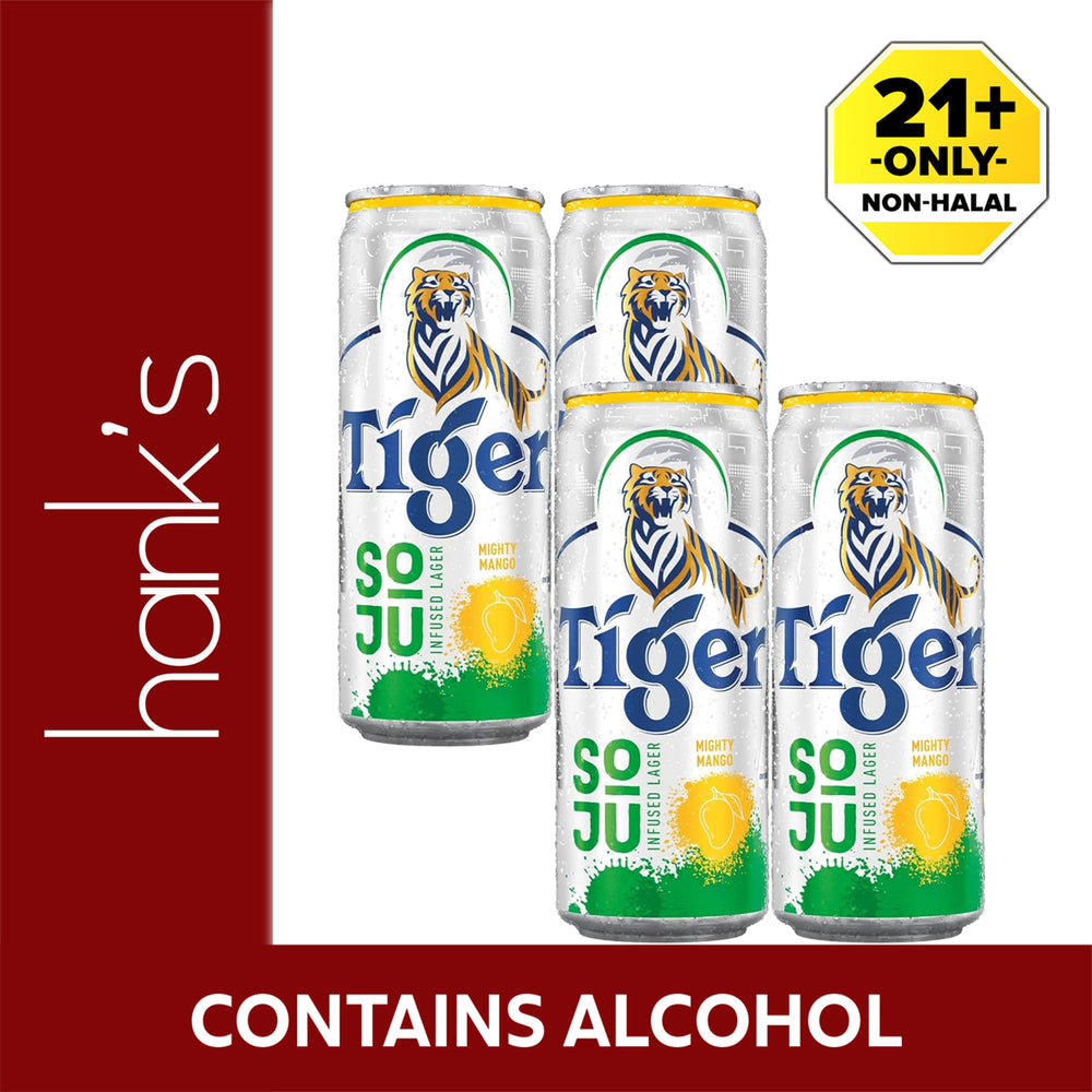 Tiger Soju Flavoured Lager - Mighty Mango 320ml
