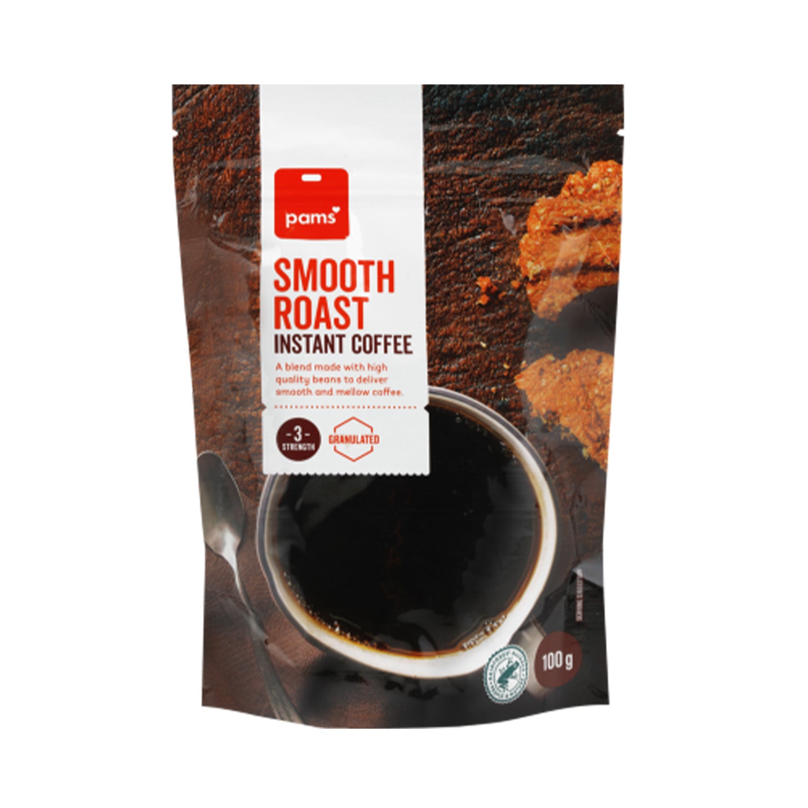 Pams Coffee Mellow Roast 100g