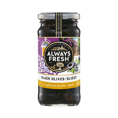 Always Fresh Black Slices Olives 440g