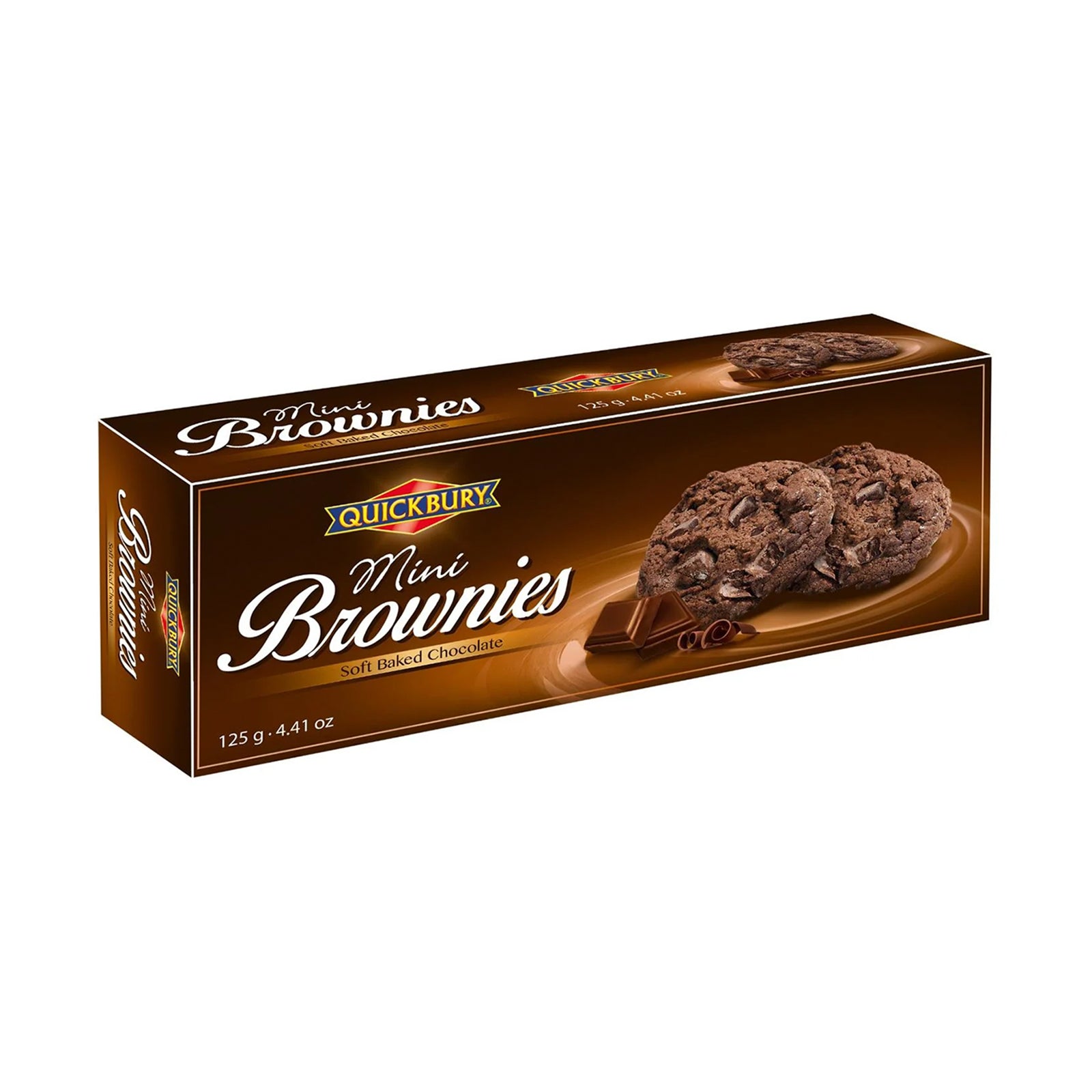Quickbury Mini Brownies Chocolate 125g