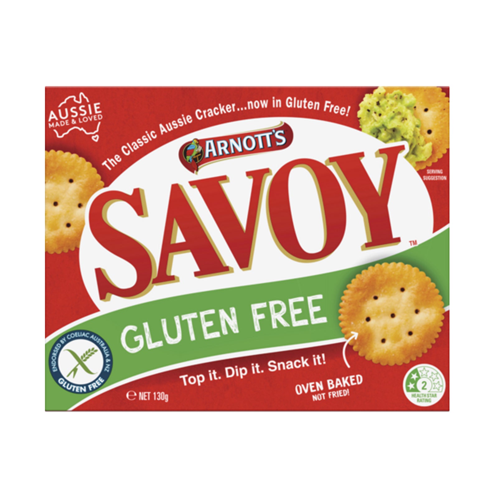 Arnotts Gluten Free Savoy Crackers 130g
