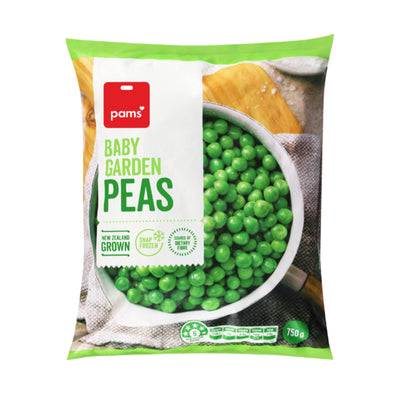 Pams Frozen Baby Peas 750g