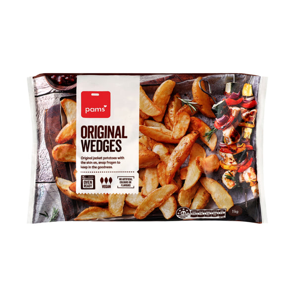 Pams Frozen Wedges Potato Jacket 1kg