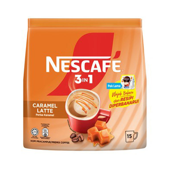 Nescafe 3in1 Caramel 15pcs/pack x 23g