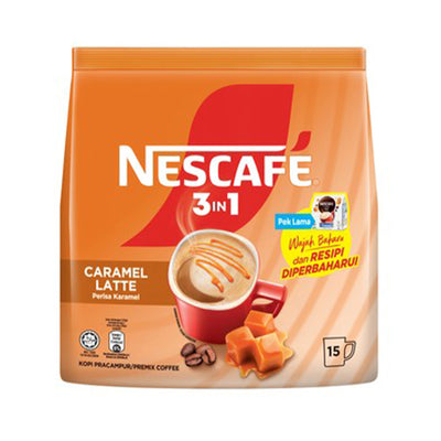 Nescafe 3in1 Caramel 15pcs/pack x 23g