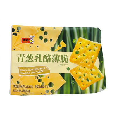 Bairong Scallion Cheese Flavor Biscuit 225g