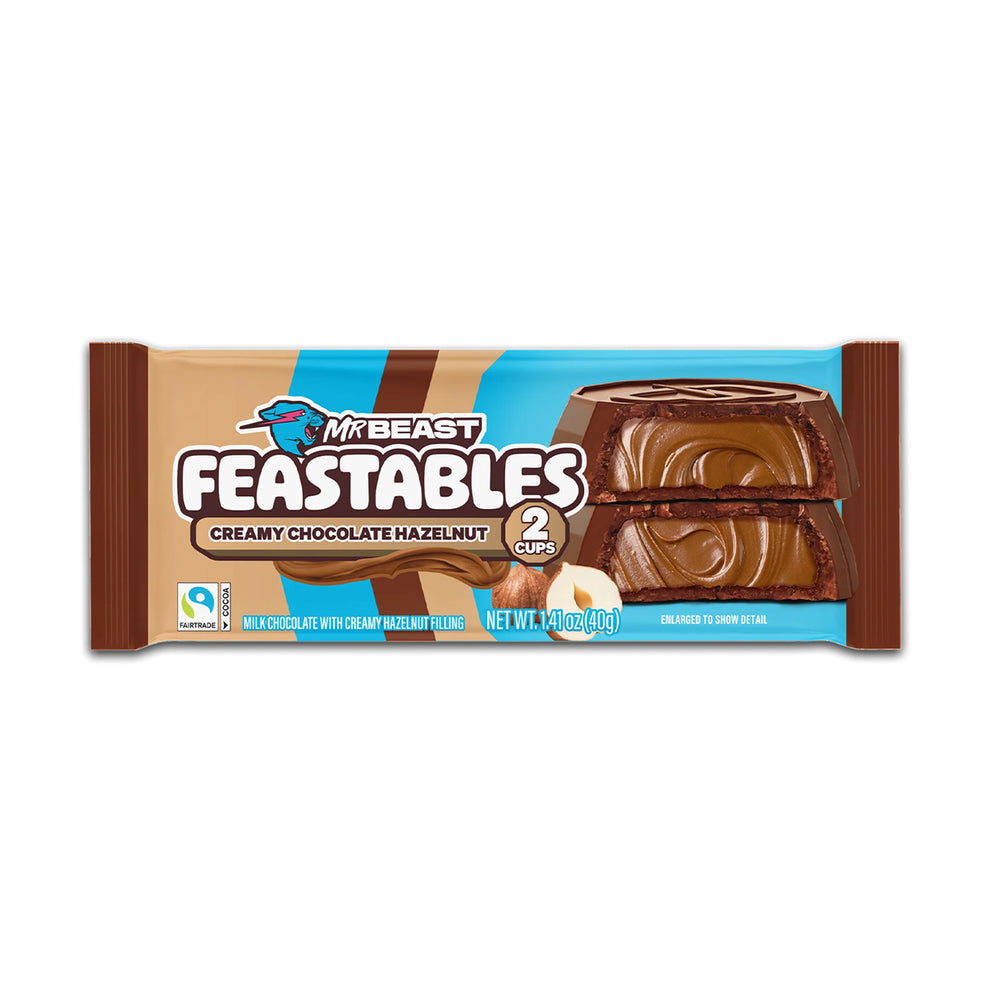 Feastables MrBeast Hazelnut Cups Bar 40g
