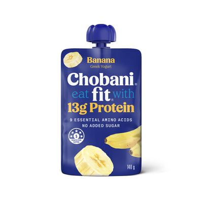 Chobani Fit Banana Yogurt Pouch 150g