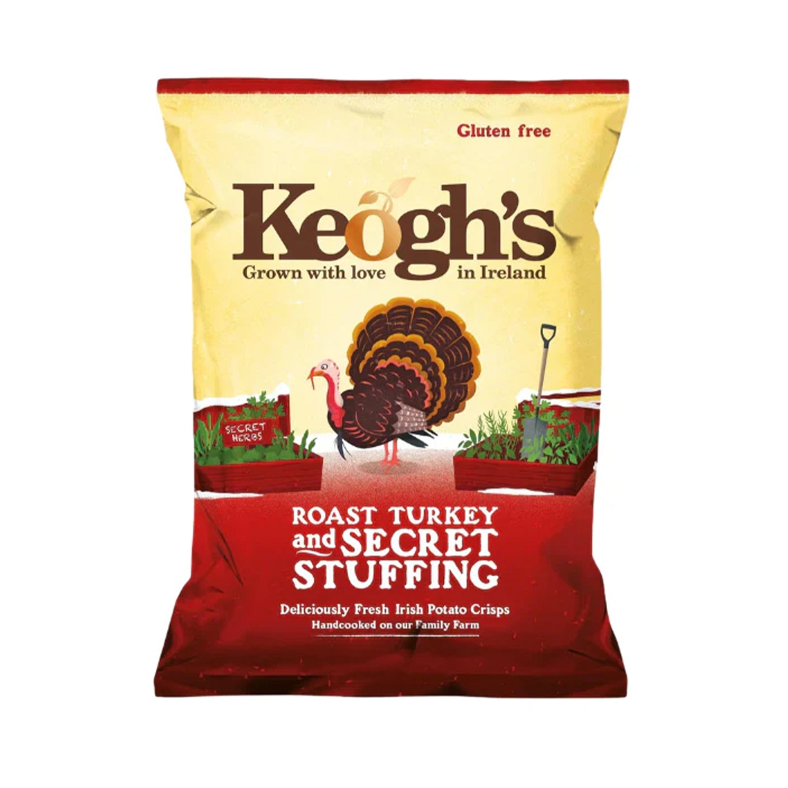 Keogh's Roast Turkey and Secret Stuffing Chips 125g