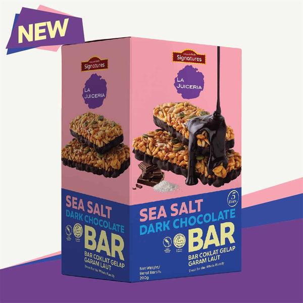 Grab Signatures La Juiceria Sea Salt Dark Chocolate Bar 40g (highest price)
