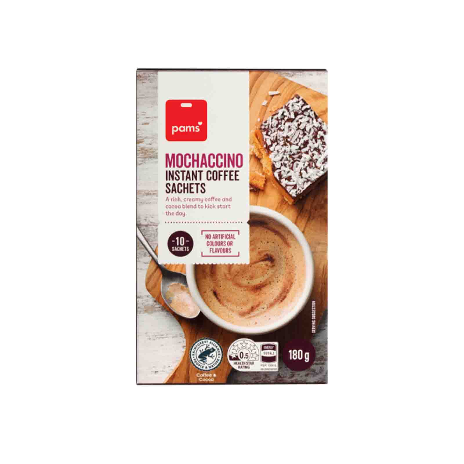 Pams Coffee Sachets Mochaccino 10pcs/pack