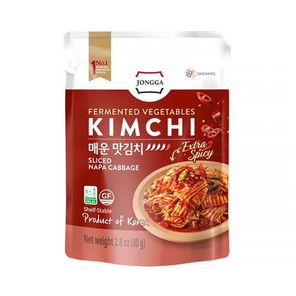 Jongga Shelf Stable Kimchi Extra Spicy 80g