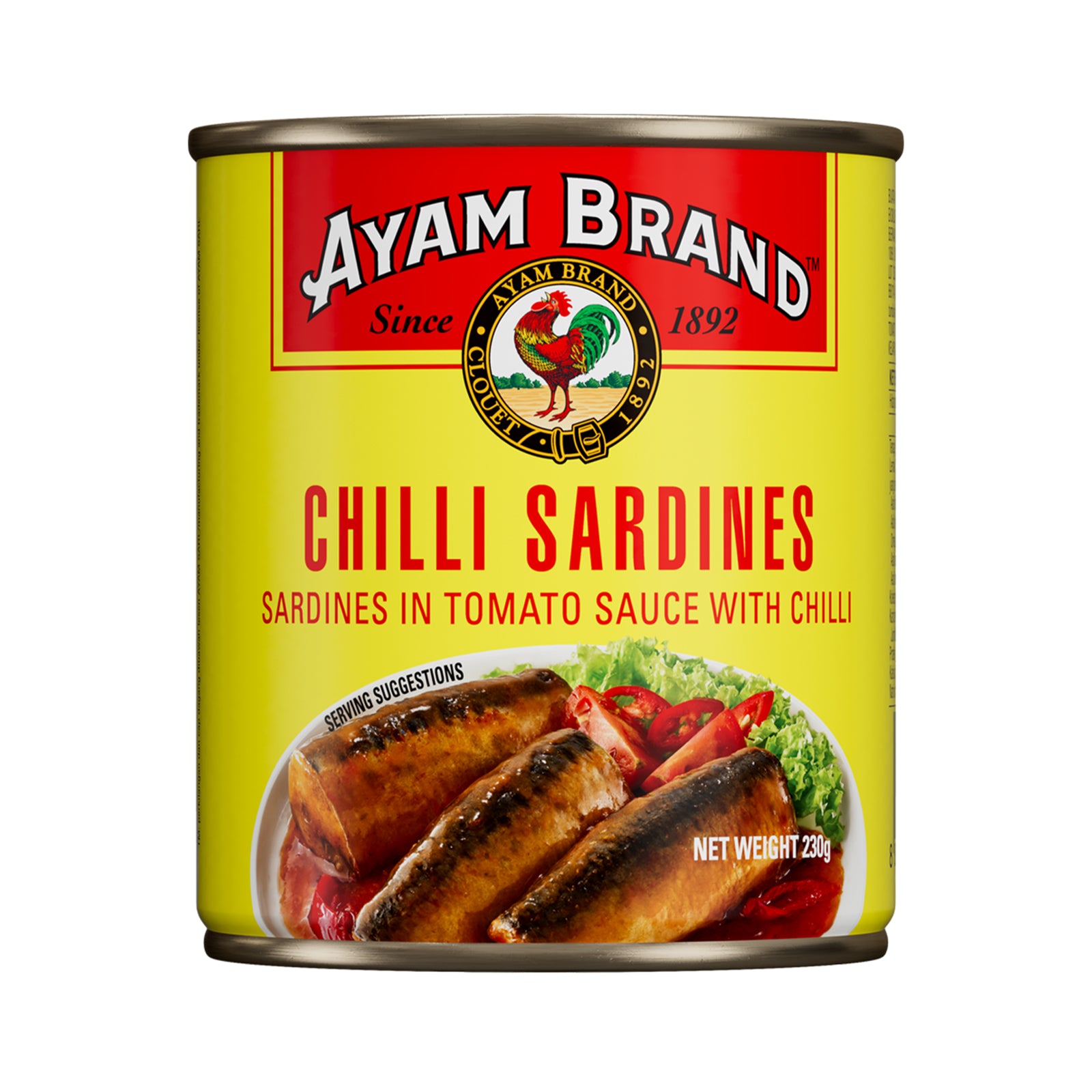 Ayam Brand Sardines in Tomato Sauce with Chilli 230g