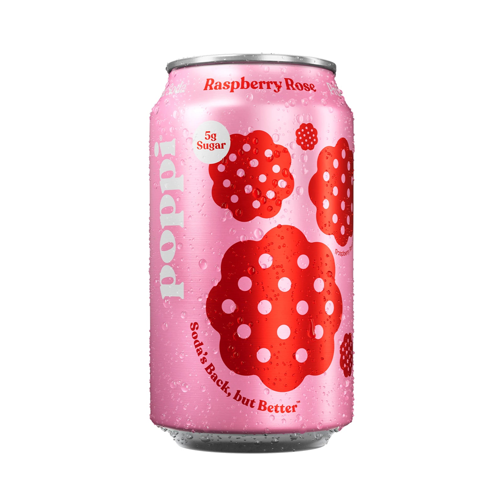Poppi Soda Raspberry Rose 355ml