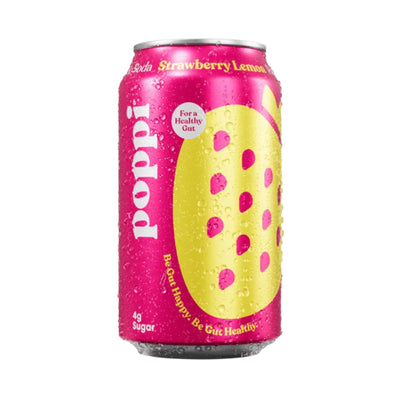 Poppi Strawberry Lemon Prebiotic Soda 355ml
