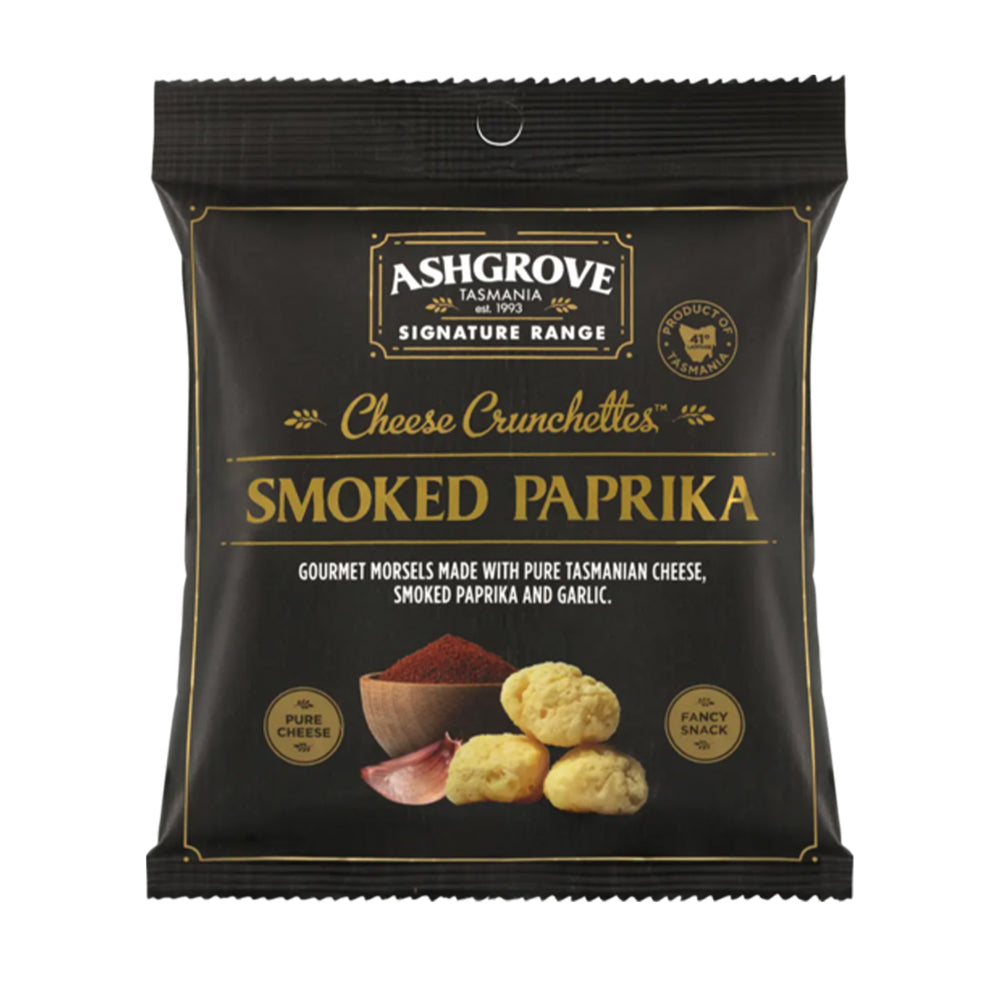 Ashgrove Cheese Crunchettes Paprika Garlic 40g
