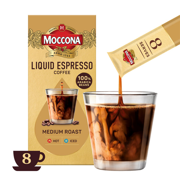 Moccona Liquid Espresso Medium Roast 20ml x 8