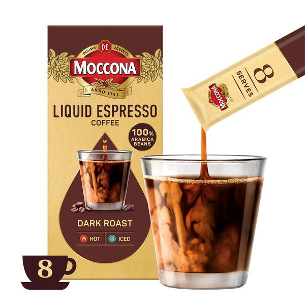 Moccona  Liquid Espresso Dark Roast 20ml x 8