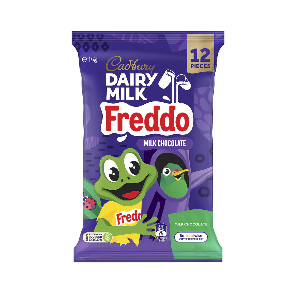 Cadbury Sharing Pack Chocolate Milky Top Freddo 144g