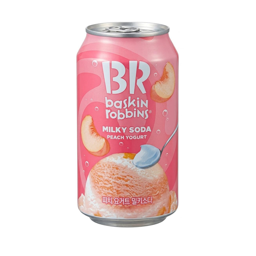 Baskin Robbins Peach Yogurt Milky Soda 350ml