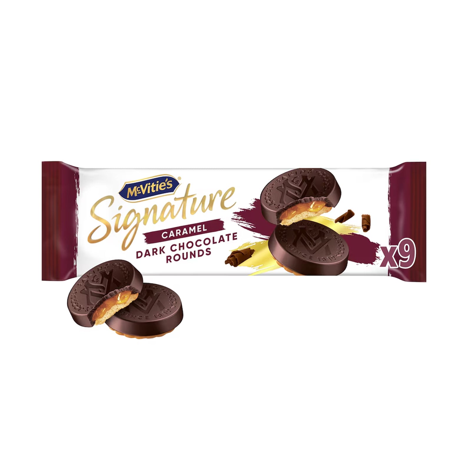 McVities Signature Dark Chocolate Round 109g