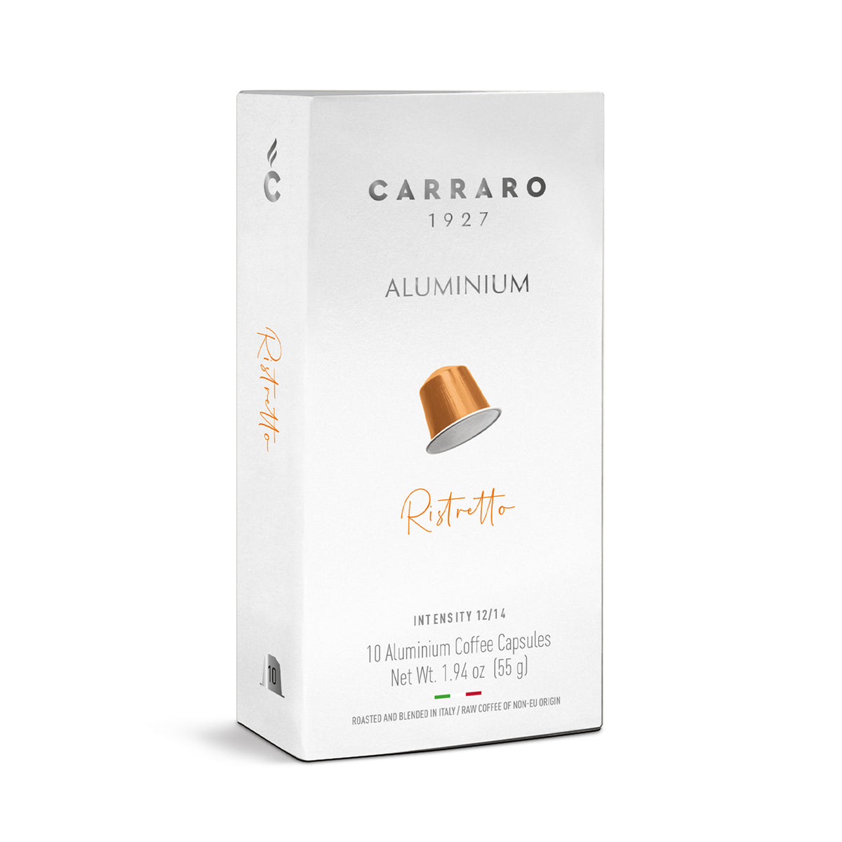 Carraro Ristretto Aluminum Capsules 5.5g x 10