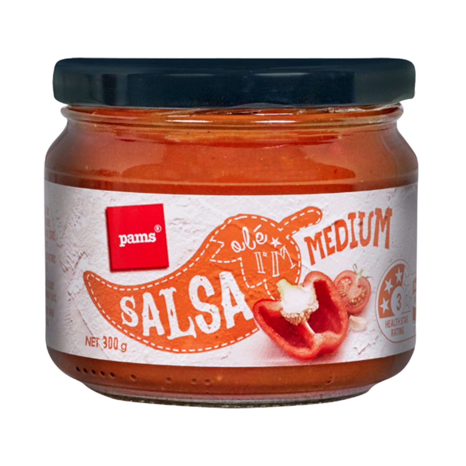 Pams Dip Salsa Medium 300g