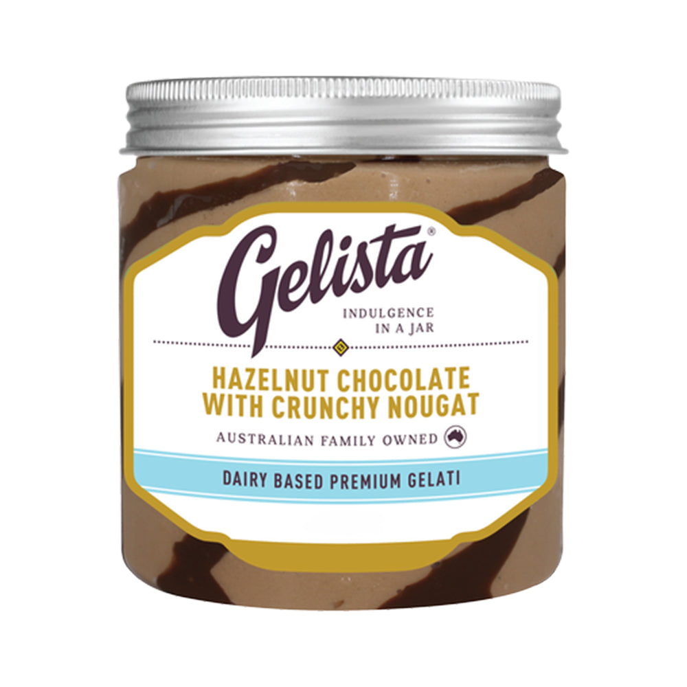 Gelista Chocolate Hazelnut and Crunchy Nougat 570g